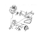 Western Auto 3332A79 belt guard and pulley assembly diagram