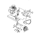 Western Auto 3352A79 belt guard and pulley assembly diagram