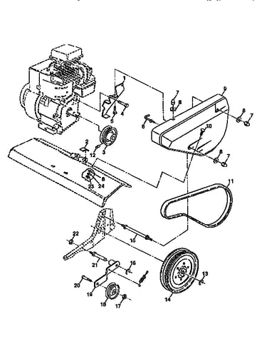 Belt guard and pulley assembly