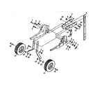 Western Auto 3352A79 wheel and depth stake assembly diagram