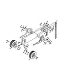 Wheel and depth stake assembly