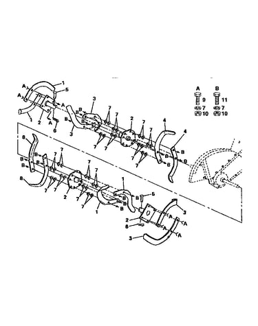 Tine assembly