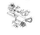Western Auto 3355A79 belt guard and pulley assembly diagram