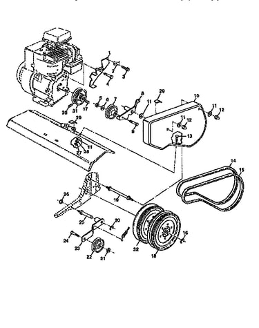 Belt guard and pulley assembly