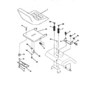 Western Auto AYP8186A79 seat assembly diagram