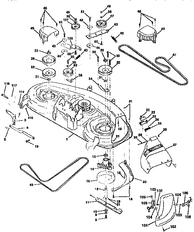 MOWER DECK
