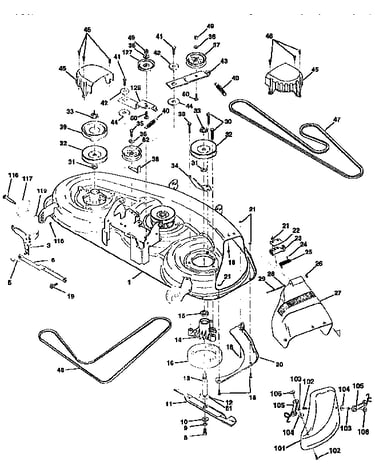 Mower deck