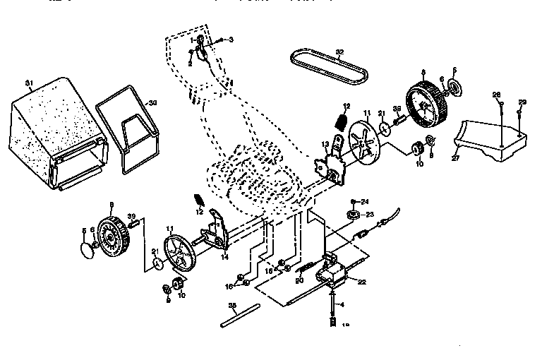 Wheel assembly and bag