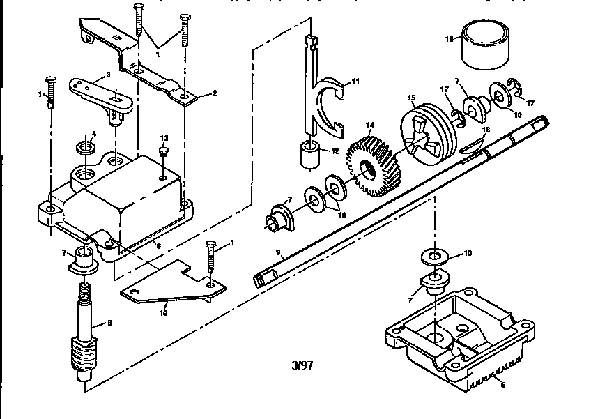 Gear case assembly
