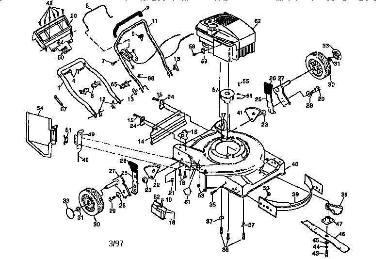 Mower housing
