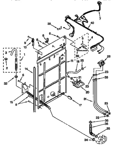 Rear panel
