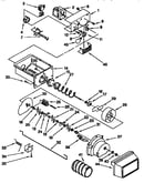Motor and ice container