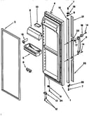 Refrigerator door