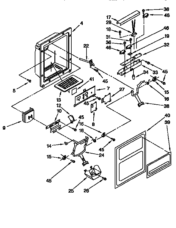 DISPENSER FRONT