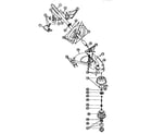 Craftsman 316795110 drive shaft and cutter head diagram
