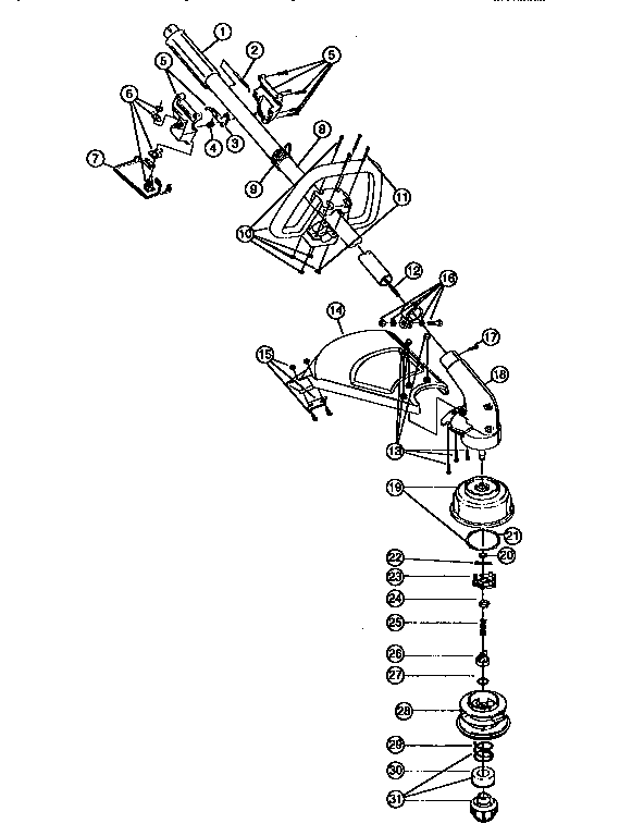 Drive shaft and cutter head