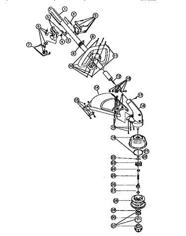 Drive shaft and cutter head