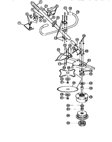 Drive shaft and cutter head