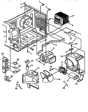 Magnetron and air flow