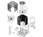 ICP CBA120FA2 functional replacement parts diagram