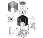 ICP CBA120HA2 functional replacement parts diagram