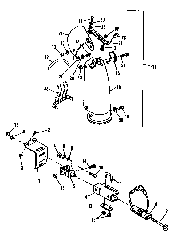 DEFLECTOR AND ELBOW ASSEMBLY