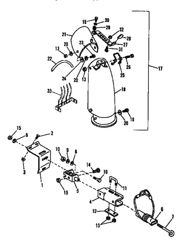 Deflector and elbow assembly