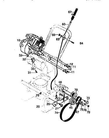Engine/drive assembly