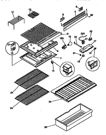 Shelves and accessories