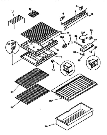 Shelves and accessories