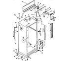 Frigidaire FRT21TNCD5 cabinet parts diagram