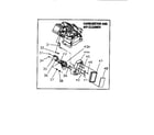 Craftsman 580762600 carburetor and air cleaner diagram
