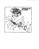 Carburetor and air cleaner
