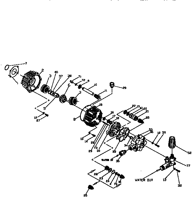 Pump head assembly