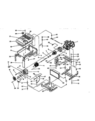 Cradle and stator assembly