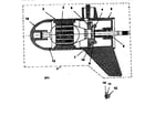 Craftsman 219575220 motor/armature and housing diagram