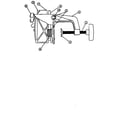 Motorguide GT2200 swivel and clamp assembly diagram