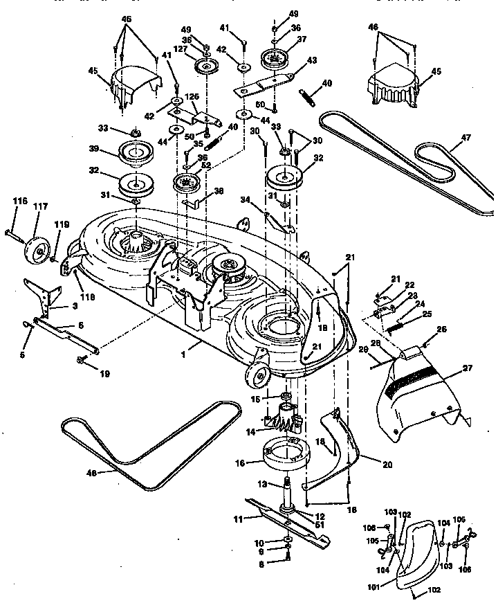 MOWER DECK