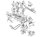 Craftsman 917258970 mower deck diagram