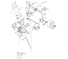 Craftsman 917258990 steering assembly diagram