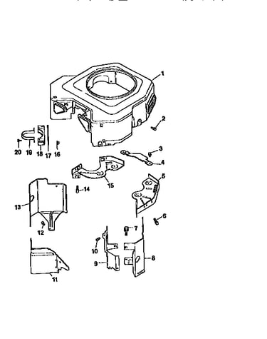 Blower housing and baffles
