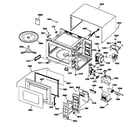 GE JES733BV01 microwave parts diagram
