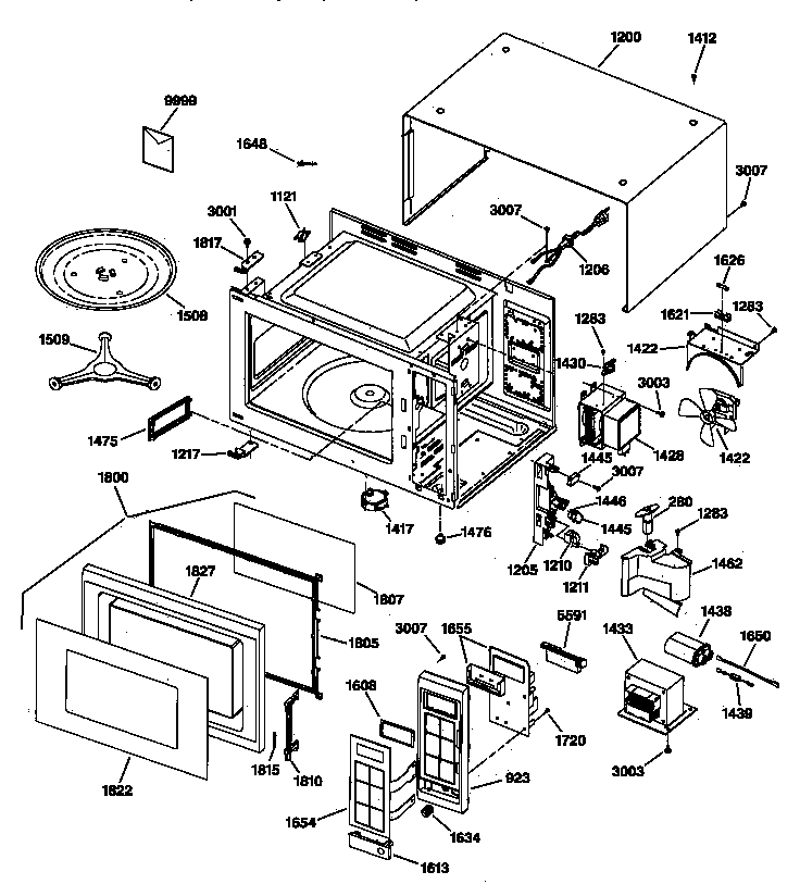 MICROWAVE PARTS