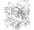 GE JE740WW01 microwave parts diagram