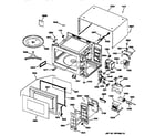 GE JE740WW02 microwave parts diagram
