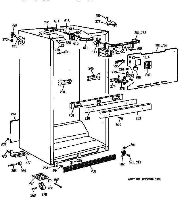 Cabinet parts