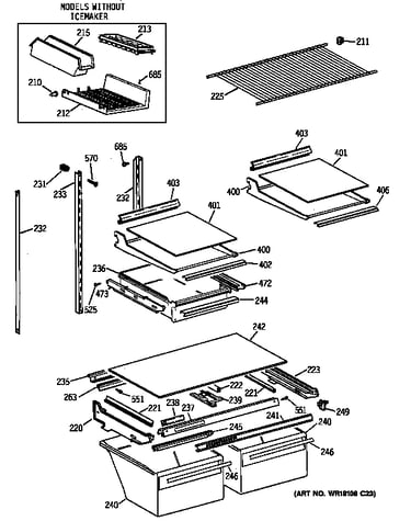 Shelf parts