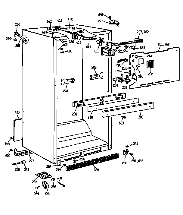 Cabinet parts