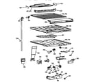 GE TBG18DAXMRAA compartment separator parts diagram