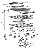 Compartment separator parts